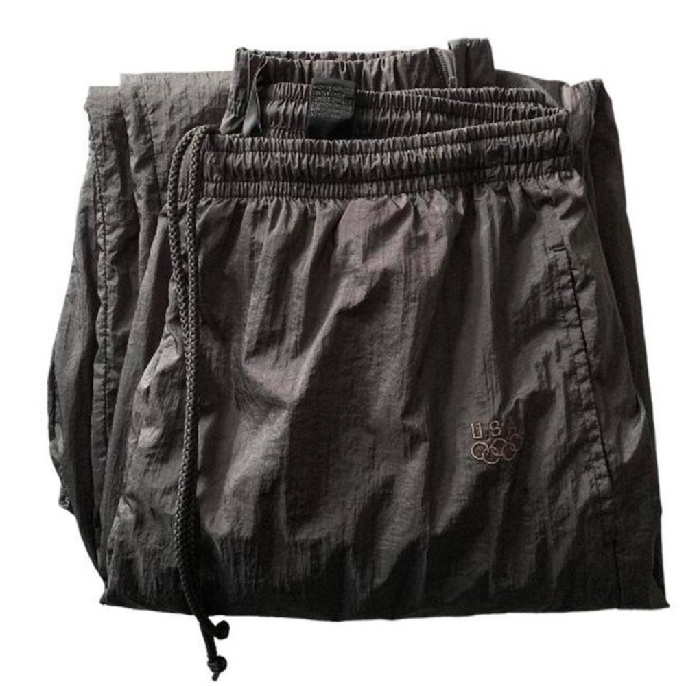 Team U.S.A. Olympic Windbreaker Sweatpants - Large (Gray)